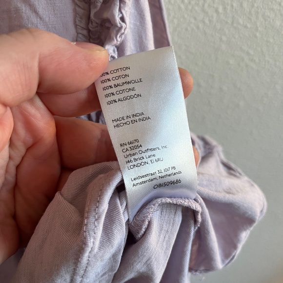 Pilcro Ruffle Raw Hem Tank Top - Picture 4 of 7